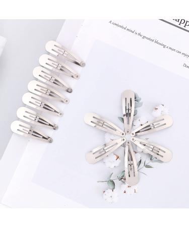 Cinaci 120-Piece Silver Metal DIY Hair Clips for Girls & Women - Snap Hairpins & Accessories - Buy Online on GoSupps.com