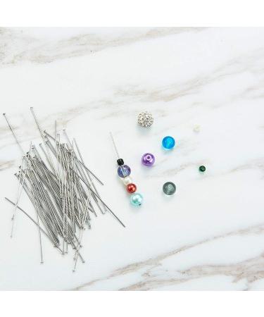 DanLingJewelry 304 Stainless Steel Flat Head Pins 1.97 Inch (50mm) - 23 Gauge - Pack of 100 - Jewelry Making Essentials - Buy Online on GoSupps.com