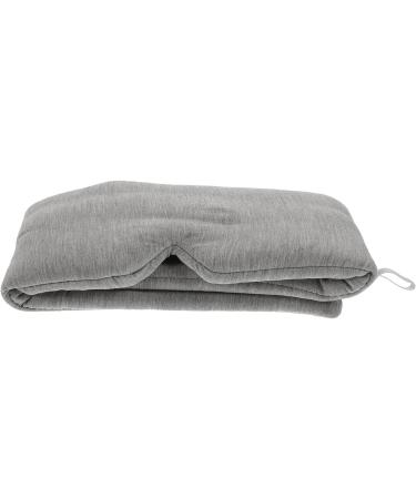 Silk Sleep Mask - Comfortable Eye Cover for Women & Men - Cotton Blindfold for Travel - Grey - Sleep Better Anywhere - Buy Online on GoSupps.com