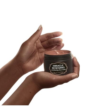 Evenza Miracle Renewing Exfoliating Face Mask - Brighten Age Spots & Uneven Skin Tone | Vitamin C Clay Mask with Argan Oil & Ferulic Acid | 5oz - Buy Online on GoSupps.com
