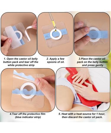 30pcs Pansements l'Huile de Ricin Patchs Auto-Adh sifs pour Nombril l'Huile de Ricin Enveloppements Absorbants l'Huile de Ricin Enveloppements pour Nombril l'Huile de Ricin - Buy Online on GoSupps.com