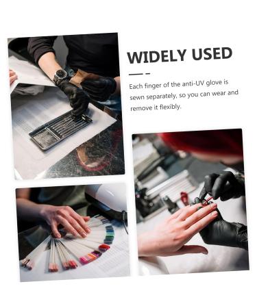 Beaupretty 2 Pairs sun gloves pink gloves manicure UV gloves UV gloves for manicure UV gloves for nail UV protection gloves for nail UV protection gloves for manicure sun protection Nylon gel - Buy Online on GoSupps.com