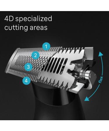 Braun Series X XT3100: Hybrid Electric Beard Trimmer & Body Shaver | 4D Blade Waterproof Wireless - International Shipping - Buy Online on GoSupps.com