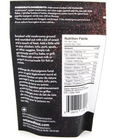Untamed Feast Mushroom Rub 12 Count of 100g 100 g (Pack of 12) - Buy Online on GoSupps.com