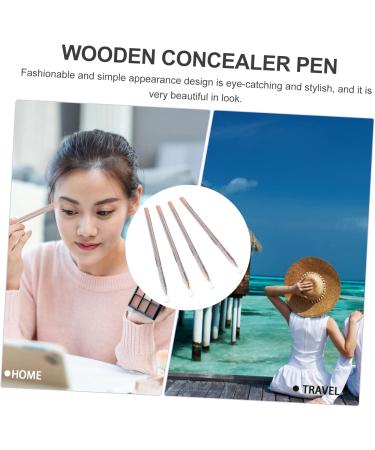 DOITOOL 4pcs Concealer Pen Wooden Concealer Up Makeup Concealer Wooden Makeup Cover up Concealer Stick - Buy Online on GoSupps.com