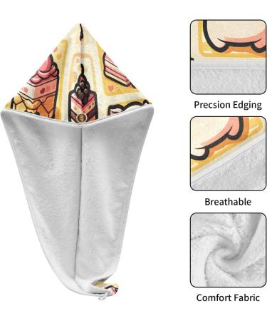 Super Absorbent Cute Pig Hair Towel 2 Pack - Quick Dry Hair Turbans for Women & Girls | International Shipping - Buy Online on GoSupps.com