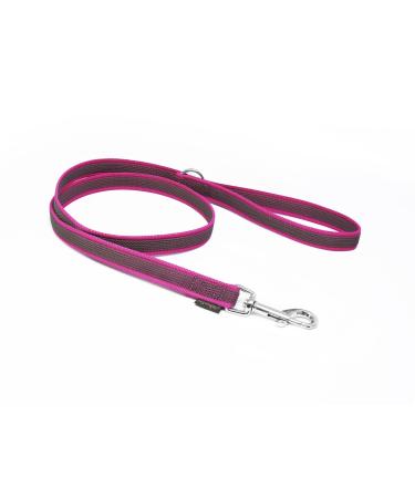Mystique Rubberized Leash 20mm with Hand Loop Standard Carabiner Purple 1 2m 1 2m purple