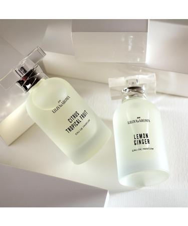 Liliya's Aroma Perfume Lemon - Ginger with Citrus Vegan Essential Oils | Clean Scent | Cruelty-Free | Unisex Eau de Parfum | 3.4 Fl Oz 3.4 Fl Oz (Pack of 1) Lemon - Ginger - Buy Online on GoSupps.com