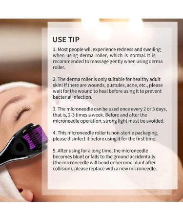 Buy Dermaroller 0.5mm - 540 Titan Microneedles for Facial Rejuvenation Anti-Aging Acne Scars & Hair Loss - International Shipping Available - Buy Online on GoSupps.com