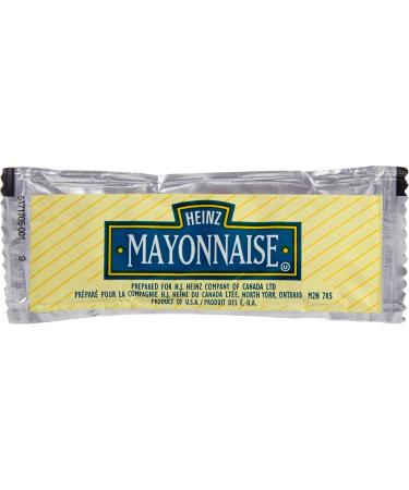 Heinz Ketchup Relish Mustard & Mayonnaise Packets (25 of each) (100 Total) Ultimate Condiment Bundle - Ensemble Ultime de Condiments : Sachets de Ketchup Moutarde & Mayonnaise Heinz and a one of a kind Abstract Art Coaster by PaLiSoL CREATiONS - Buy Online on GoSupps.com