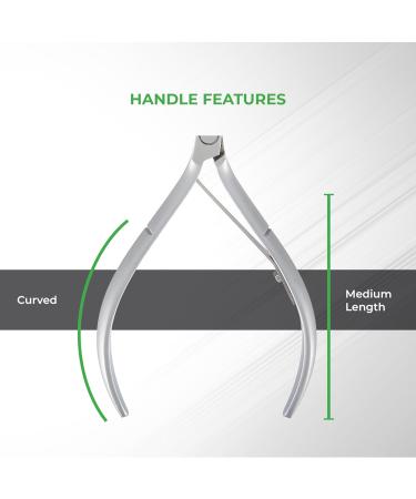 NGHIA Cuticle Nipper - D-04 JAW 12 | Stainless Steel | Durable and Sharp | Ergonomic Design | Grey Plated | Ideal for Salons and Home Use - Buy Online on GoSupps.com