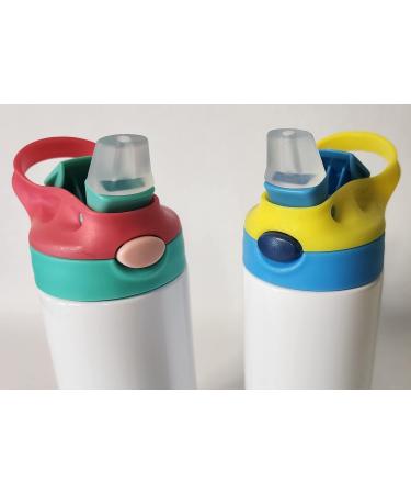 2 Pack 12oz Sublimation Toddler Tumblers - Pink and Blue Lids - Buy Online on GoSupps.com