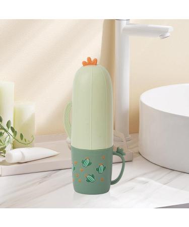 Milageto 6x Travel Toothbrush Mug & Portable Toothpaste Holder - Cute Raccoon Towel Storage Box & Bathroom Organizer - Buy Online on GoSupps.com
