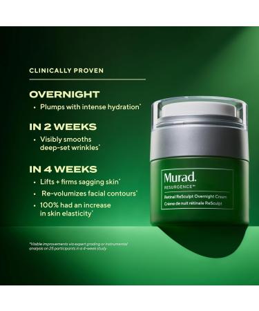 Murad Retinal Body & Night Cream Combo - ReSculpt Body Treatment & Overnight Cream for targeting Crepey Skin Cellulite Wrinkles and Stretch Marks Set of 2 - Buy Online on GoSupps.com
