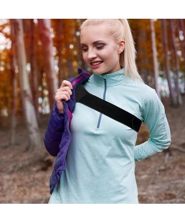HOAAIGO Adjustable Shoulder Brace - Support & Stability for Men & Women - Black Right Shoulder Support Bandage - Buy Online on GoSupps.com