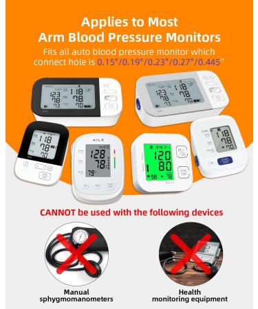 Extra Large Blood Pressure Cuff - AILE Universal 9-20.5" Comfortable Cuff for Big Arms Fits Automatic Upper Arm Monitors - Buy Online on GoSupps.com