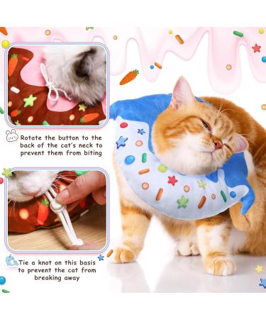 Halinuia Soft Anti-Bite Cat Collar - 2 Piece Donut Design for Kittens & Puppies | Protective Post-Surgery Care - Buy Online on GoSupps.com