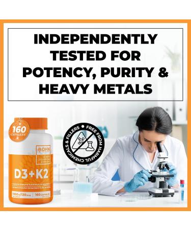 New Max Strength Vegan D3 + K2 | Bonus Size 160 Capsules | Immune Bone & Heart Health Supplement | Essential Vitamins for the Maintenance of Good Health | Canadian Made Quality Assured - Buy Online on GoSupps.com