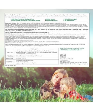 Vet's Best Flea Treatment - 8 Ounces - Buy Online on GoSupps.com