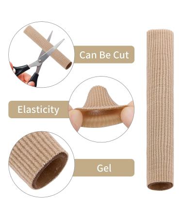 WLLHYF 5 Pieces Toe Separator Soft Gel Toe Protectors Toe Caps Closed Toe Surface Fabric Sleeve Protectors Toe Spacers Bunion Pads Prevent Pain Relief for Women Men Blisters Corns Toes and Fingers - Buy Online on GoSupps.com