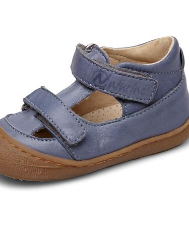 Naturino Puffy-Leather Shoes 4 UK Blue Celeste 0c08 - Stylish and Comfortable Kids Footwear - Buy Online on GoSupps.com