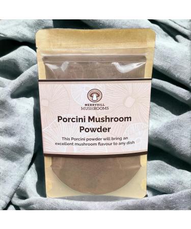Merryhill Mushrooms Porcini Powder (60g) - Premium Quality Mushroom Powder - Buy Online on GoSupps.com