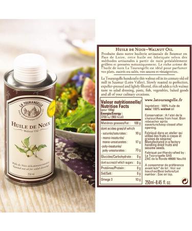 La Tourangelle - Set of 3 dried fruit oils - Walnut oils hazelnut sesame - Toasted flavor - Gift idea - Premium oils - 3x25 - Buy Online on GoSupps.com