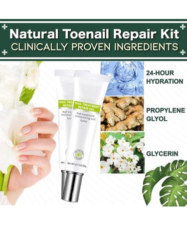  Hikaka Toe Be Health 2-Pack Instant Beauty Gels for Toenails and Fingernails Soothing Moisturizing Gel Toenail Repair Cream Used to Protect Against Discoloration Rough Spots and Cracks - Buy Online on GoSupps.com