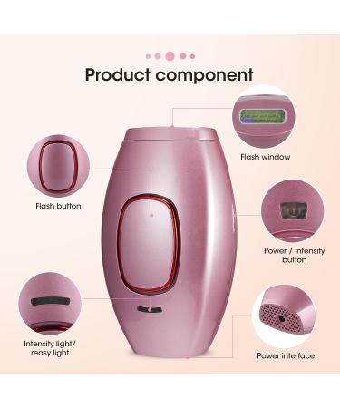 IPL Hair Remover Mini Home Laser - 500,000 Flashes, 5 Energy Gears - Portable & Lightweight - Rose Gold - Gifts for Women and Men - Buy Online on GoSupps.com