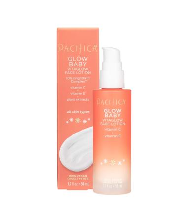 Pacifica Beauty Glow Baby VitaGlow Face Lotion & Eye Bright Eye Cream Set - Vegan Skincare Vitamin C Moisturizer Brightener Hyaluronic Acid Caffeine - International Shipping Available - Buy Online on GoSupps.com