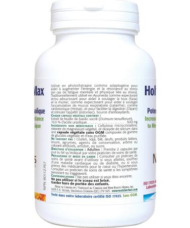 New Roots Herbal - Holy Basil Leaf Extract with Ursolic Acid 500mg 60 Capsules - Premium Supplement for Joint Support and Cholesterol Management - Organic Tulsi Capsules for Overall Wellness - Buy Online on GoSupps.com