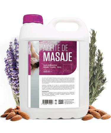 Massage oil made from sweet almonds rosemary lavender fennel and rosemary 5 liters - Professional massage oil