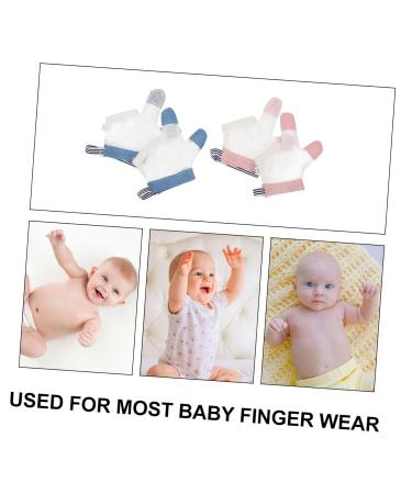 Ibasenice Children's Thumb Sucking Prevention Gloves - 10 Pairs of Ring-Boring Faustlings Soft Thumb Covers for Kids - Buy Online on GoSupps.com