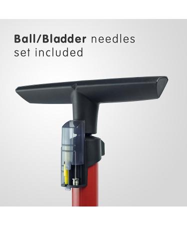 Selle Royal Premium Bike Pump | Over-Sized Gauge, Auto Presta & Schrader, 160psi, Integrated Air Release | Ball/Bladder Needles Included - Buy Online on GoSupps.com