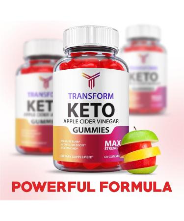 Transform Keto ACV Gummies - Vegan Formula for Advanced Weight Loss | 60 Gummies - Buy Online on GoSupps.com
