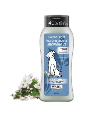 Wahl Canada Dog Puppy Colour Bright Shampoo Plant Derived Shampoo in White Pear Help Whites to Look Whiter and Colours to Look Brighter Paraben-Free 700ml model 58324