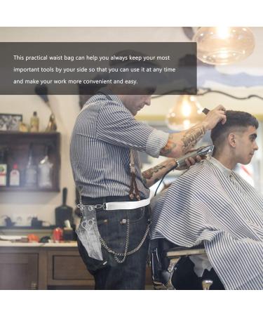 Minkissy Hair Scissors Toolbox Holder - Leather & PVC Hairdressing Bag Messenger Pocket Belt for Hair Styling Tools - International Shipping Available - Buy Online on GoSupps.com