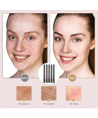 PLAFOPE 30 Pcs Eye Shadow Brush Dual Sides Eye Shadow Sponge Makeup Brush Brow Brush Stainless Steel Black - Buy Online on GoSupps.com