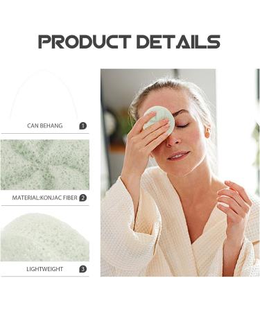 Konjac Cleansing Puff - Natural Facial Cleansing Sponge for Radiant Skin | Eco-Friendly Konjac Fiber Face Wash - Buy Online on GoSupps.com
