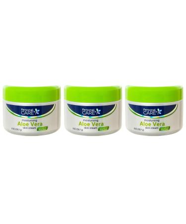 Lot of 3 Jars Moisturizing Aloe Vera Skin Cream 8 oz/each jarF - Buy Online on GoSupps.com