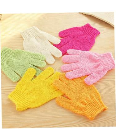 minkissy Pair Shower Gloves Exfoliating Gloves Bath Gloves Five Fingers - Buy Online on GoSupps.com