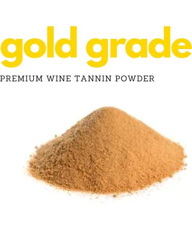 Wine Tannin Powder (100g) | Packed in Canada| Increase the Zesty Flavor Acts as a Clarifier Improve Wine Aging Quality| Add Astringency| Comes from Skin and Stems of Grapes| Not Intended for Acid Balancing| by Elo s Premium - Buy Online on GoSupps.com
