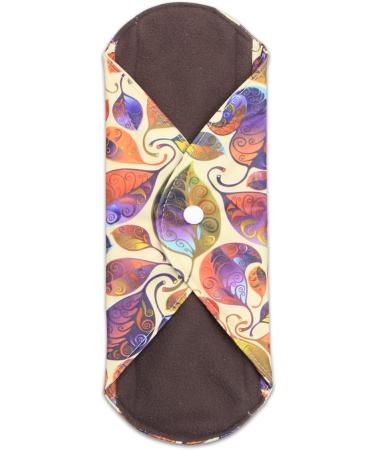 Teamoy 11 Piece Sanitary Pad Set - Reusable Washable Cloth Menstrual Pads and Liners with Wet Bag - Super Absorbent and Comfortable - Leaves Jungle Flowers - Buy Online on GoSupps.com