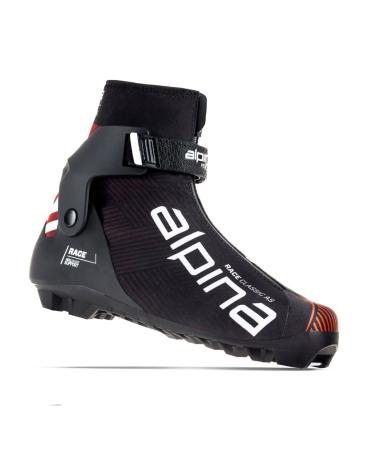 Alpina Racing Classic AS Nordic Combi Ski Boot - Unisex Black 44 EU