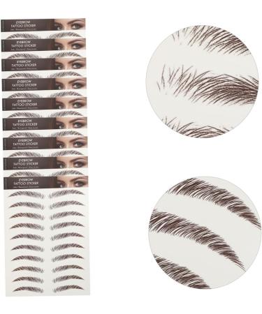 Beavorty 36 Sheets waterproof eyebrow stickers beauty tools Eyebrow Grooming Shaping Sticker cosmetic 3d set - Buy Online on GoSupps.com