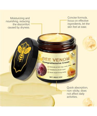 Hacaus Bee Venom Comprehensive Cream 2025 New Skincare Treatment Bee Venom Skin Cream Visibly reduces skin blemishes Natural Skin Moisturizer for Face and Body - Buy Online on GoSupps.com