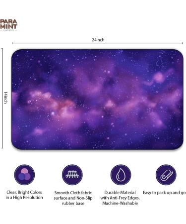 Paramint Cosmic Black Stitched MTG Playmat - Original Art for Magic, YuGiOh, Pokemon TCG - Buy Online on GoSupps.com