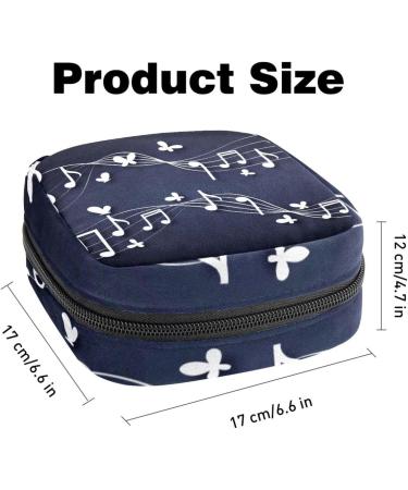 Stylish Menstruation Bag with Zipper for Women & Girls | Butterfly Design | Perfect for Tampons & Pads - Color 2 - Buy Online on GoSupps.com