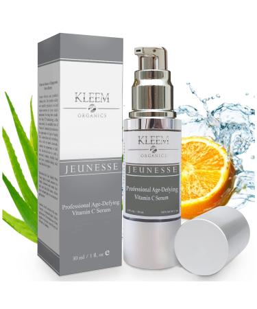 Kleem Organics Vitamin C Serum for Face with Hyaluronic Acid & Vitamin E - Firming Anti Aging Vitamin C Face Serum for Women to Boost Collagen, Reduce Wrinkles, Acne Spots, Dark Spots & Sun Damage 1 Fl Oz (Pack of 1) - Buy Online on GoSupps.com