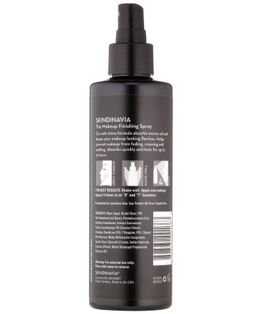 Skindinavia Oil Control Finishing Spray 8 Fl Oz - Mattifying Makeup Setting Spray - Buy Online on GoSupps.com